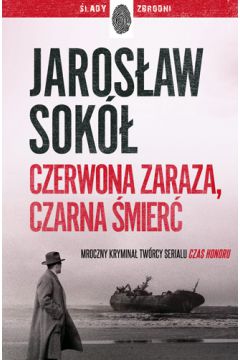 Czerwona zaraza, czarna śmierć to znakomicie napisany kryminał pióra Jarosława Sokoła. Druga część cyklu z Adamem Kostrzewą w roli głównej.

Jest czerwiec 1945 roku. W poniemieckim Świnoujściu szerzy się tajemnicza, nieznana dotąd choroba. Miastu grozi epidemia, której w obecnych warunkach praktycznie nie sposób kontrolować. Czyżby źródłem choroby były zwłoki kilku mężczyzn, które morze wyrzuciło na brzeg? Sprawą zajmuje się Adam Kostrzewa, jedyny detektyw w okupowanym przez Armię Czerwoną mieście. Śledztwo prowadzi go do najpilniej strzeżonych sekretów III Rzeszy, które obecnie dla własnych celów wykorzystują sowieci.

Jarosław Sokół jest z wykształcenia filologiem angielskim. Ma tytuł naukowy doktora, ale znany jest przede wszystkim jako pisarz, producent filmowy, szczególnie zaś scenarzysta. Ma na swoim koncie ponad dwieście zrealizowanych scenariuszy filmowych i serialowych, w tym cieszący się ogromną popularnością Czas honoru. Na podstawie własnego scenariusza do tego serialu napisał bestsellerową trylogię.

Czerwona zaraza, czarna śmierć to druga powieść z cyklu, którego głównym bohaterem jest Adam Kostrzewa. Ten przedwojenny policjant ma ogromny talent i detektywistyczne zdolności, których nie mogą bagatelizować ani sowieci, ani polska administracja obejmująca stopniowo władzę na ziemiach odzyskanych.