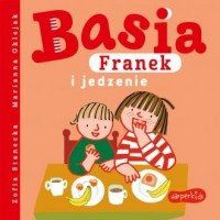 Krótkie opowiastki o Basi i Franku to propozycja wspólnej lektury, rozmowy i zabawy z dzieckiem, od najmłodszych lat. Basia jest starszą siostrą Franka. Dużo się razem bawią, czasem się na niego złości, ale przede wszystkim jest dla niego wzorem i przyjaciółką. Tym razem Basia pomaga Frankowi w jedzeniu.
