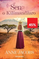 Pełna wzruszeń powieść bestsellerowej autorki Anne Jacobs!

W cieniu Kilimandżaro młoda kobieta szuka szczęścia wbrew wszelkim przeciwnościom Charlotte marzy o wielkim świecie i podróżach do egzotycznych krajów. Nie spieszy jej się do ślubu, jednak gdy oświadcza jej się znacznie starszy Christian, zafascynowana jego sklepem z egzotycznymi przyprawami i tytoniem, zgadza się na jego zaloty.