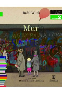 Mur. O historii powojennego Berlina to książka z drugiego poziomu bestsellerowej serii Czytam sobie. Należy ona również do podserii Fakty. Poczytaj sobie historie prawdziwe! Znany polski autor, Rafał Witek, opowiada historię o Lili, która przeprowadza się do Berlina. Podczas spaceru z rodzicami natyka się na wielki mur, a rodzice wyjaśniają jej, czym ON jest. Oburzona dziewczyna postanawia obalić konstrukcję. Pomagają jej w tym wszyscy napotkani ludzie, aż w końcu mur berliński upada...