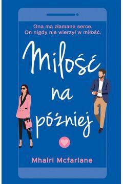 Książka Miłość na później wciągnie Cię w wir zwariowanych przygód młodej pracownicy kancelarii adwokackiej. W jaki sposób najlepiej jest zemścić się na byłym chłopaku? Misterny plan ułożony przez Laurie wydaje się doskonały... Poznaj wyjątkową historię pełną ciepła i humoru!

Laurie ponad dziesięć lat żyła z jednym partnerem. Nie spodziewała się, że nagle z nią zerwie. Sytuacja jest tym bardziej skomplikowana, że pracują w jednej kancelarii adwokackiej i są skazani na swoje towarzystwo. Na domiar złego pojawiają się plotki, że jej Dan spodziewa się dziecka ze swoją nową ukochaną. Laurie z pewnością nie pozwoli upokorzyć się w ten sposób.

Dziewczyna w zepsutej windzie budynku wpada na znanego playboya. Niedawno został przyjęty do kancelarii adwokackiej. To spotkanie sprawia, że w głowie Laurie zaczyna kiełkować diaboliczny plan. Pracownicy będą mieli teraz zupełnie nowe powody do plotkowania! Wystarczy starannie zaprezentować ich idealny związek w mediach społecznościowych i szczegółowo zaplanować każde zdjęcie, przebieg relacji i jej zakończenie, z konkretną datą. Jamie Carter chętnie bierze udział w spisku. Tym bardziej że on również potrzebuje pomocy. Tylko towarzystwo uczciwej i poważnej dziewczyny pomoże mu w wywarciu pozytywnego wrażenia na szefostwie. W tej sytuacji każdy wygrywa