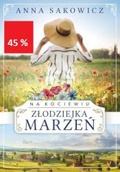 Joanna, czterdziestoletnia nauczycielka samotnie wychowująca nastoletnią córkę Lusię, planuje urlop zdrowotny. Niestety zamiast odpoczywać i realizować marzenia, musi wyjechać na Kociewie, by zaopiekować się chorą ciocią. Pobyt w Starogardzie Gdańskim okazuje się pełen niespodzianek. Joanna zaczyna pisać, prowadzi śledztwo dotyczące przystojnego sąsiada i udziela się w hospicjum. Złodziejka marzeń skrzy się humorem i daje nadzieję, że nigdy nie jest za późno, by zacząć wszystko od nowa.