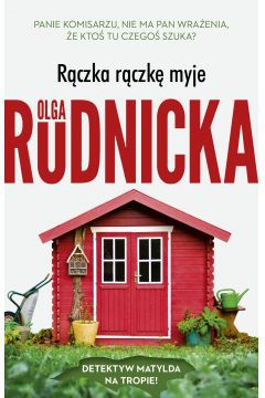 Powieść Rączka rączkę myje autorstwa Olgi Rudnickiej to kolejna odsłona opowieści o dzielnej pani detektyw Matyldzie Dominiczak. Tym razem zajmuje się podejrzanymi wydarzeniami, które rozgrywają się już od dłuższego czasu na terenie lokalnych ROD, czyli rodzinnych ogródków działkowych.

Choć wszyscy wskazują na miejscową młodzież, kobieta ma przeczucie, że w tym przypadku chodzi o coś więcej niż problem ze zgrają niesfornych nastoletnich chuliganów. Szybko odkrywa, że nikomu nieznani ludzie czegoś tam usilnie szukają. Choć oficjalnie tylko pomaga w śledztwie swojemu komisarzowi, detektyw Dominiczak postanawia przyjrzeć się całej sprawie z bliska i niebawem trafia na trop grupy, która ma na sumieniu o wiele więcej niż chuligańskie wybryki. Czy wyjdzie z tej konfrontacji cało i co naprawdę zostało ukryte na terenie ogródków działkowych?