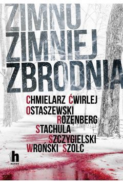 Zbiór opowiadań: Chmielarz, Stachula, Ćwirlej, Ostaszewski, Rozenberg, Żarski, Szolc, Czornyj - czyli śmietanka polskich autorów kryminałów w opowiadaniach ze zbrodnią w tle. Krew na śniegu wygląda tak dramatycznie... Do czytania w długie wieczory.