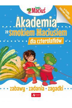 Zadania ze smokiem Maciusiem to seria zeszytów edukacyjnych przeznaczona dla dzieci w wieku przedszkolnym. Dzięki specjalnie dobranym zadaniom dzieci poznają świat, wzbogacają słownictwo, uczą się logicznego myślenia, ćwiczą koncentrację oraz grafomotorykę. Dodatkowo zamieszczone w zeszytach naklejki pozwalają rozwinąć zręczność manualną.