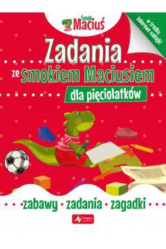 Zadania ze smokiem Maciusiem to seria zeszytów edukacyjnych przeznaczona dla dzieci w wieku przedszkolnym. Dzięki specjalnie dobranym zadaniom dzieci poznają świat, wzbogacają słownictwo, uczą się logicznego myślenia, ćwiczą koncentrację oraz grafomotorykę. Dodatkowo zamieszczone w zeszytach naklejki pozwalają rozwinąć zręczność manualną.