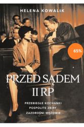 Wzgardzone kochanki i poniżeni mężowie, politycy żądni niecnych uciech i oficerowie w imię honoru wymachujący bronią, kasiarze, pospolite zbiry, panie z półświatka… – oto główni bohaterowie sądowych spektakli dwudziestolecia. Tłumnie stawiała się na nie publiczność, a jej ciekawość podsycały sensacyjne artykuły prasowe. „Skandal, występek, zbrodnia!” – krzyczały tytuły. W gazetach podawano nazwiska podsądnych, a w trakcie postępowania procesowego na światło dzienne wyciągano wiele wstydliwych tajemnic z życia rodzinnego ofiar i oskarżonych. Pikantnych szczegółów nie brakowało także w zeznaniach świadków, czym długo potem żywiła się kawiarniana plotka. O bohaterce jednego z rozdziałów, księżnej Zycie Woronieckiej, która zastrzeliła swojego kochanka przemysłowca pisała cała ówczesna prasa od „Tajnego Detektywa” po „Ilustrowany Kuryer Codzienny”.