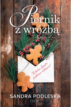 Życie potrafi odmienić się niespodziewanie. Wystarczy otworzyć się na możliwości i zebrać na odwagę. Książka Piernik z wróżbą wprowadzi Cię w wir wyjątkowych wydarzeń, których centrum stanowi prawdziwa miłość.

Przemek jest przystojnym mężczyzną i właścicielem firmy wynajmującej samochody. Do tej pory nie myślał o stałym związku. Pragnie jedynie niezobowiązujących przygód i doskonałej zabawy. Inaczej do życia podchodzi Agata, która jest nieśmiałą fotografką. Chociaż marzyła o miłości jak z bajki, w tej chwili nie jest w stanie zaufać żadnemu mężczyźnie.

Przemek i Agata wpadają na siebie podczas spokojnego spaceru po krakowskim Starym Mieście, a tydzień później ich drogi splatają się w tym samym miejscu. Nie wiedzą, że już wcześniej mieli okazję się poznać, a los niestrudzenie próbuje ich połączyć.

Agata postanawia kupić słój pierników. Na jego dnie znajduje fotografię z II wojny światowej. Historia zdjęcia jest wzruszająca i będzie miała znaczący wpływ na dalsze życie kobiety.