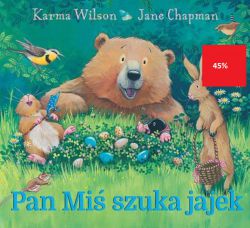 Mamie Skowronkowej zapodziały się gdzieś jajka z pisklakami w środku! Na pomoc przybywa pan Miś wraz z przyjaciółmi. Zwierzaki przeszukują całą okolicę.
Gdy natrafiają na kolejne jaja, malują je na jaskrawe kolory, by ponownie ich nie zgubić, i umieszczają w koszyczku. Czy znajdą wszystkie?