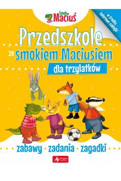 Zadania ze smokiem Maciusiem to seria zeszytów edukacyjnych przeznaczona dla dzieci w wieku przedszkolnym. Dzięki specjalnie dobranym zadaniom dzieci poznają świat, wzbogacają słownictwo, uczą się logicznego myślenia, ćwiczą koncentrację oraz grafomotorykę. Dodatkowo zamieszczone w zeszytach naklejki pozwalają rozwinąć zręczność manualną.