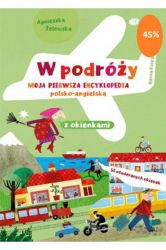 Moja pierwsza encyklopedia polsko-angielska z okienkami to seria edukacyjna, dzięki której najmłodsi poznają świat i uczą się angielskich słówek. W tej części pojawia się słownictwo związane z podróżowaniem: nazwy miejsc, środków transportu, przedmiotów potrzebnych w podróży i na wakacjach oraz wielu innych drobiazgów - w sumie ponad 200 słówek. Na każdej rozkładówce można odszukać i otworzyć okienka (w całej książce jest ich 50), co pozwala odkrywać kolejne szczegóły i słowa.