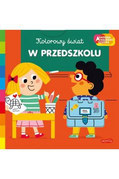 Odwiedź kolorowe przedszkole i zobacz czego uczą się i w co się bawią dzieci. Poznaj nowe słowa i baw się książeczką!

Seria ?Kolorowy świat? to książeczki pełne niespodzianek. Dzieci poznają wiele nowych słów, a zabawa ruchomymi obrazkami poprawi spostrzegawczość i sprawność manualną.