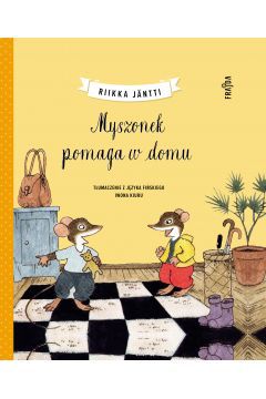 Bestsellerowa seria fińskich książek przetłumaczona na 18 języków!

Jest weekend i Myszonek nie idzie do przedszkola. Ma jednak tyle do zrobienia! Pomaga mamie w sprzątaniu i gotowaniu. Trochę się przy tym nabałagani, ale to nic! Po południu do Myszonka przychodzi w gości Lulu. Myszonek i Lulu budują domek i fantastycznie się bawią, dopóki nie pokłócą się o zabawkę. Na szczęście mama wpada na dobry pomysł.

Ciepła i humorystyczna seria książek obrazkowych o tym, co robi mała miejska mysz.

Poznajcie pełne realizmu i humoru historie o zadziornym Myszonku i jego Mamie, w których z łatwością odnajdą się dzieci i dorośli.