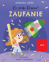 Co zrobi Frania?” to niezwykła seria Barbary Supeł, autorki bestsellerowej „Jadzi Pętelki”! Historie o pięcioletniej Frani pomogą rozwinąć u dzieci umiejętności społeczne. Maluchy dowiedzą się, czym są m.in.: asertywność, życzliwość, współpraca, akceptacja, szczerość i wiele innych umiejętności przydatnych w codziennym życiu. W części „Co zrobi Frania? Zaufanie” dziewczynka ma okazję poznać temat zaufania z różnych perspektyw. Frania podczas zabawy w przedszkolu pożycza bez pytania magiczny długopis swojej koleżanki. Czy uda jej się powiedzieć prawdę i odbudować zaufanie Adelki? Ktoś także burzy jej zaufanie, zjadając wszystkie cukierki podczas urodzin kolegi. I wreszcie, co zrobi Frania, gdy jej kuzynka powierzy jej sekret, którego ona wcale nie chce dotrzymać i z którym nie czuje się najlepiej? Odpowiedzi na pytania znajdziecie w książce! Z umieszczonych na końcu „Porad Frani” dzieci dowiedzą się także: Czym jest zaufanie?? Czy zaufanie można łatwo zburzyć lub odbudować? Kogo możemy obdarzyć zaufaniem?? Do kogo należy mieć ograniczone zaufanie?? W książkach z serii „Co zrobi Frania?” każde opowiadanie uzupełnia część interaktywna, w której dziecko spróbuje odgadnąć, co wydarzy się dalej. Na małego czytelnika czeka kilka odpowiedzi do wyboru i rozwiązanie zagadki! Książki z tej serii to skarbnica wiedzy i cennych wskazówek dla wszystkich dzieci, które kształtują w sobie umiejętności społeczne przydatne na każdym etapie życia.