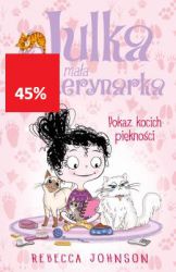 Edukacyjna seria o przygodach Julki, która pomagając mamie weterynarce, zdobywa wiedzę o zwyczajach wielu gatunków zwierząt.

Cześć! Jestem Julka. Mam dziesięć lat. I jestem już prawie weterynarką! Moja mama leczy zwierzęta, a ja przyglądam się jej pracy i często w niej pomagam. Obie z moją najlepszą przyjaciółką, Chelsea, kochamy zwierzęta.

W naszym mieście odbywa siępokaz kocich piękności i niektóre z kotów trafią do kliniki mojej mamy. Każdy w właścicieli ma specjalny sposób, by przygotować zwierzątka na wystawę ? niektóre z nich robią wiele zamieszania. Kiedy nadciąga kot-astrofa, na pomoc rusza moja przyjaciółka, niemal-słynna na całym świecie trenerka i fryzjerka zwierząt!