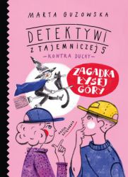 Piotrek i Jaga mieli dotąd wiele niesamowitych przygód. Teraz jednak dołącza do nich Lidka, która uczy się w klasie dziennikarskiej i pisze serię reportaży z miejsc, w których straszy. Tym razem czwórka detektywów zwiedza Łysą Górę, bo podobno przylatywały tu kiedyś na miotłach czarownice. Wkrótce dzieci na własne oczy ujrzą Babę-Jagę… A potem będą szukać porywacza wiedźm! „Detektywi z Tajemniczej 5” oraz „Detektywi z Tajemniczej 5 kontra duchy” zostali wymyśleni na wyraźne życzenie dzieci Marty Guzowskiej – dotąd autorki powieści kryminalnych dla dorosłych. Znakiem rozpoznawczym obu serii o śledztwach Anki i Piotrka są: przygodowa fabuła, elementy wiedzy o historii i historii sztuki, a także interaktywna forma, gdyż każdy tom wymaga od czytelnika logicznego myślenia i rozwiązywania zagadek. Marta Guzowska planuje przeżyć dziewięć żyć – jak kot.