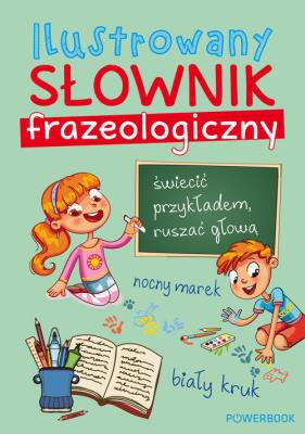 Ilustrowany słownik frazeologiczny to książka dedykowana głównie młodszym dzieciom. Nauka stanie się przyjemnością dzięki kolorowym i zabawnym ilustracjom, które obrazują wybrane frazeologizmy. Znaczenie każdego frazeologizmu zostało ujęte w prostej definicji i opatrzone przykładem jego użycia. Przy hasłach można znaleźć również informacje na temat pochodzenia konkretnych związków frazeologicznych.