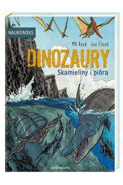 Dinozaury - skamieliny i pióra to niezwykły naukomiks, który w prosty i obrazowy sposób uczy, a także bawi najmłodszych czytelników. Rewelacyjna propozycja dla małych odkrywców i wielbicieli pradawnych stworów.

Dokop się do najciekawszych faktów na temat prastarych dinozaurów!

    Ameryka Północna, 68 000 000 lat temu: tyranozaur poluje na ofiarę
    Anglia, 200 lat temu: Mary Anning odkrywa dziwny skamieniały szkielet
    Obecnie: Nasze poglądy na temat dinozaurów zmieniają się... i to szybko!

Książka w arcyciekawy sposób przedstawia te wyjątkowo interesujące stwory w ich naturalnym środowisku, a także podąża za paleontologami, próbującymi rozwikłać największą zagadkę ludzkości - w jaki sposób wyginęły dinozaury.

Nauka przez zabawę to nadrzędne cele, które przyświecają autorce tej pozycji. Odkrywa najciekawsze fakty z historii naturalnej naszej planety w sposób zabawny i nietuzinkowy, dając tym samym duże pole do popisu dziecięcej wyobraźni. Rewelacyjna lektura na wszystkich zainteresowanych geografią, historią naturalną Ziemi oraz nowinkami z dziedziny odkryć. MK Reed to autorka bestsellerowych książek takich jak Americus, The Cute Girl Network czy też Palefire. Stworzyła również bardzo popularny w sieci internetowy komiks oparty na szerzej nieznanych irlandzkich mitach zatytułowany About a Bull.