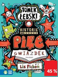 Kto chce, aby jego zabawna historia na PIĘĆ GWIAZDEK znalazła się w szkolnej księdze opowieści? Odpowiedź: WSZYSCY!

Tomek nie wie, o czym ma napisać. Inspiracja pojawia się nagle, gdy patrzy na swoją doskonałą kolekcję NIETYPOWYCH PRZEDMIOTÓW i przypomina sobie zabawne historie kryjące się za każdym z nich. Zaczynając od fałszywego kapelusza z piórkiem stryjecznej babci, dziwnego kamienia z dziurką i wyjątkowego długopisu doodle. Marek chce pisać o Tomku (co jest denerwujące), Asia ma zabawny wiersz, a historia Norberta kręci się wokół sera. Ale pan Pełczyński wybierze tylko PIĘCIOGWIAZDKOWE HISTORIE. Czy Tomek odda opowiadanie na czas? Czy dziadek przeczyta historię Tomka i dowie się, co NAPRAWDĘ stało się z kapeluszem?