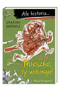 Nazywam się Aleks i mam dwanaście lat. Moim największym problemem jest to, że nie trafiam tam, gdzie powinienem. Rozumiecie, nie te drzwi, nie ta ulica, nie ten czas. Mój tata jest recykloserem i zajmuje się badaniem, do czego służą rzeczy znalezione w czasoprzestrzeni. Jeśli nie wiecie, o czym mówię, znaczy, że żyjecie trochę dawniej niż ja. Pewnie jesteście z pokolenia moich dziadków i myślicie, że podróże w czasie nie są możliwe. Otóż są…

Aleks, Słoniu, Witek, Ola, Gruby i Zuzka przenoszą się do roku 990. Mają sprawdzić, czy Mieszko był wikingiem. Dziwne? Wcale nie! W niedalekiej przyszłości nauka historii wygląda zupełnie inaczej… Szczególnie gdy nauczycielem jest pan Cebula.

Bogato ilustrowana seria „Ale historia…” z humorem przekazuje fakty historyczne i ciekawostki. Z pierwszej części, przybliżającej czasy panowania Mieszka I, dowiecie się między innymi, jak wydostać się z łap handlarzy niewolników, do kogo udać się po zatruciu wodą z rzeki, dlaczego żona Mieszka nie chciała jeść, jak Polanie wysyłali sobie esemesy i wielu innych rzeczy.