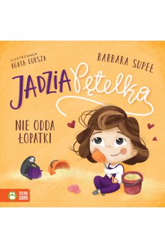 Czy nową zabawkę można tak po prostu komuś pożyczyć?

Tym bardziej, jeśli jest to piękna łopatka w ulubionym pomarańczowym kolorze? Przekonajcie się sami i poznajcie kolejną ciekawą historię z cyklu o Jadzi Pętelce!

Jadzia Pętelka nie odda łopatki to książka, która w idealny sposób pozwoli nam na rozpoczęcie z dzieckiem rozmowy na temat dzielenia się z innymi. Pomocne w tym celu będą również zabawne ilustracje autorstwa Agaty Łukszy.

Jadzia Pętelka dostała nową łopatkę do zabawy w piaskownicy. Zachwyca się tym, że jest duża i pomarańczowa. Dziewczynka uważa, że jej łopatka jest najpiękniejsza ze wszystkich. Tak bardzo cieszy się z tego prezentu, że chce mieć łopatkę tylko dla siebie. Nie chce jej nikomu pożyczyć. Staje przed dylematem - czy wspólna zabawa z innymi dziećmi da jej więcej radości niż samotne cieszenie się nową zabawką?