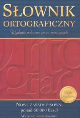 Przedstawiany Słownik Ortograficzny zawiera ponad 40 000 kłopotliwych, ale często używanych wyrazów. Są wśród nich zapożyczenia, które już na stałe weszły do języka polskiego, jak: faks, sparing, konsulting. Znajdziemy tu także nazwiska ważnych postaci żyjących współcześnie, których pisownia może sprawić trudności, postacie i miejsca biblijne, postacie literackie, nazwy geograficzne, powszechnie używane skróty, itp.Obok trudnych wyrazów znajdziesz także reguły polskiej ortografii z uwzględnieniem zmian, jakie zostały wprowadzone w ostatnim czasie przez Komisję Kultury Języka Komitetu Językoznawstwa PAN. Zostały one podane w sposób zwięzły, skrótowy, wypunktowano tylko najważniejsze, podstawowe. W razie wątpliwości zachęcamy do sprawdzenia pisowni wyrazu w części słownikowej. Ze szczególną uwagą potraktowano pisownię imiesłowów przymiotnikowych czynnych i biernych z przeczeniem ,,nie.Czytelny układ haseł gwarantuje możliwość błyskawicznego odnalezienia potrzebnego słowa. Zostały one ułożone alfabetycznie. Każde hasło jest wzbogacone o zakończenia trudniejszych form fleksyjnych:balneoterapia -pii, pię.Jeśli dopuszcza się różne zakończenia, w nawiasach podano rzadziej używane, np.:banan -na (a. -nu), -nie; -nów.W przypadku wyrazów o takim samym brzmieniu, ale innym zapisie ortograficznym podano w nawiasach ich znaczenie, np.:chart (pies)hart (siła)