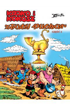 W spokojnym grodzie księcia Mirmiła nie dzieje się dobrze.

Władcę denerwuje plaga nadmiernie rozmnożonych kur, nadworny szambelan spiskuje, a zrzędliwa żona nie pozwala księciu na jedyną rozrywkę zdolną ukoić nerwy - na picie miodu z rodowego skarbu: Złotego Pucharu. Na dodatek do grodu przybywa kompania zbrojnych obwiesi spod znaku Czarnego Trójkąta. Po wizycie niebezpiecznych gości znikają wszystkie kury (co Mirmił przyjmuje z ulgą), kilka tłustych krów (cóż, zdarza się) oraz Złoty Puchar - a tego książę, jak sam twierdzi, nie będzie w stanie przeżyć! Zrozpaczony, wysyła swoich najlepszych wojów, Kajka i Kokosza, by odnaleźli jego skarb, bo inaczej umrze ze zgryzoty.