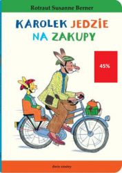 Wyprawa rowerem z tatą po zakupy to nie byle co: trzeba pamiętać o tylu rzeczach! Jeszcze kaski, torba, lista zakupów… Na szczęście mama czuwa – teraz tata i Karolek mają już wszystko, co trzeba. Ale czy na pewno? Seria „Królik Karolek” autorki uwielbianych przez dzieci książek o ulicy Czereśniowej to zabawni zwierzęcy bohaterowie i krótkie, pogodne historyjki zachęcające do wspólnej zabawy, rozmów i wypatrywania na ilustracjach ulubionych szczegółów.