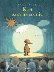 Mam sześć lat i chodzę do zerówki. Właśnie szykujemy przedstawienie na pierwszy dzień wiosny. Na najprawdziwszej scenie i z prawdziwymi reflektorami. Powiedziałem pani, że nie chcę w nim brać udziału. Nie lubię śpiewać przed publicznością. Wtedy pani wpadła na pewien pomysł. Kret sam na scenie to opowieść o tremie - podstępnym potworze, który potrafi pożreć nawet najlepszych śpiewaków. Bo występ na prawdziwej scenie to nie to samo, co domowe popisy przed młodszym braciszkiem. Czy da się pokonać strach i niepewność? Czy może lepiej na zawsze pozostać kretem schowanym w ciemnościach?