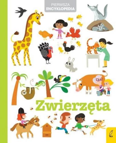 Seria pierwszych encyklopedii dla przedszkolaków! Kolorowe ilustracje i proste słowa sprawią, że dziecko bez trudu rozpozna znaczenie wielu słów, dowie się jak zbudowane jest ciało człowieka, co można znaleźć na wsi, pozna różne pojazdy. Każda z książek podzielona jest na kilka rozdziałów, aby ułatwić dziecku poznawanie nowego słownictwa. Dzieci znajdą w nich również odpowiedzi na proste pytania, które pomogą podsumować zdobytą wiedzę.