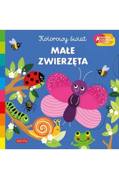 Poznaj małe zwierzęta – zajrzyj do wnętrza mrowiska i zobacz jak gąsienica przepoczwarza się w motyla. Poznaj nowe słowa i baw się książeczką!

Seria „Kolorowy świat” to książeczki pełne niespodzianek. Dzieci poznają wiele nowych słów, a zabawa ruchomymi obrazkami poprawi spostrzegawczość i sprawność manualną.