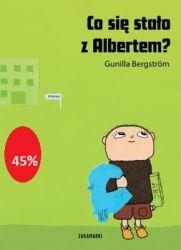 Albert jest już duży - jutro rozpoczyna szkołę. Tylko dlaczego nagle zrobił się taki cichy i posłuszny? Tata domyśla się, że Alberta coś dręczy. Czyżby się bał pierwszego dnia szkoły? Albert Albertson mieszka z bardzo miłym tatą i kotem Puzlem. Jak każdy kilkulatek czasem ma problemy z zasypianiem, potrafi rano strasznie się grzebać przed wyjściem do przedszkola i jest niezwykle pomysłowy, zwłaszcza jeśli bardzo czegoś chce. Dzieci rozpoznają w Albercie swoje zachowania i emocje - radość zabawy, ciekawość świata, nieograniczoną fantazję, ale też złość, zazdrość czy strach. Książki o Albercie, tłumaczone na kilkadziesiąt języków, rozeszły się dotąd w przeszło ośmiomilionowym nakładzie w Szwecji i poza jej granicami, a na ich kanwie powstały liczne spektakle teatralne i filmy animowane.