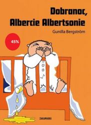 Albert czasem trochę rozrabia, a czasem jest grzeczny. Dziś rozrabia, bo jest bardzo niezadowolony, że musi iść spać.
– Tato, poczytaj mi książkę! – prosi.
Albert Albertson to kilkuletni chłopiec, który chodzi do przedszkola i mieszka z bardzo miłym tatą. Dzieci rozpoznają w Albercie swoje zachowania i emocje – radość zabawy, ciekawość świata, nieograniczoną fantazję, ale też złość, zazdrość czy strach.
Książki o Albercie, tłumaczone na kilkadziesiąt języków, rozeszły się dotąd w niemal ośmiomilionowym nakładzie w Szwecji i poza jej granicami, a na ich kanwie powstały liczne spektakle teatralne i filmy animowane. W Szwecji to już kultowa seria, licząca około trzydziestu tytułów. Jej autorka i ilustratorka, Gunilla Bergström, otrzymała za swoją twórczość wiele nagród i wyróżnień, włącznie z wyborem jej książki na książkę roku 1997 przez szwedzkie Jury Dziecięce.