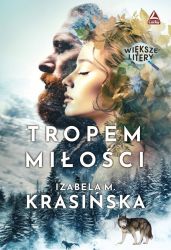 Bianka spełnia się zawodowo i jest w szczęśliwym związku z Grzegorzem. Para zamierza się wkrótce pobrać. Przygotowania do ślubu stopniowo jednak ujawniają kolejne rysy na ich, wydawałoby się nieskazitelnym, związku.

Sprawy komplikują się jeszcze bardziej, gdy do Polski przyjeżdża Mikołaj, przyjaciel Grzegorza. Jego pasją są wilki, sam ma wiele wspólnego z tymi tajemniczymi zwierzętami. Kiedy Bianka spotyka go na lotnisku, oboje jeszcze nie wiedzą, że ich życie na zawsze się zmieni. Rozpoczyna się gra pozorów, która wkrótce doprowadza do tragedii…

Tropem miłości to powieść o zakazanym uczuciu silniejszym niż lojalność i moralność, o cierpieniu i wybaczaniu, o bolesnej przeszłości, której nie da się zapomnieć, a także o… wilkach.