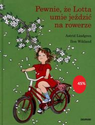 Na piąte urodziny Lotta dostaje dużo wspaniałych prezentów, ale niestety nie ma wśród nich roweru... To wielki zawód! Lotta nie chce już patrzeć na swój trzykołowy rowerek, Lotta chce mieć prawdziwy rower, taki jaki mają Jonas i Mia-Maria! Jest tak rozżalona, że wkrada się do szopy cioci Berg, zabiera jej stary rower i udaje, że potrafi na nim jeździć. Rower jest jednak dla niej zdecydowanie za duży, a ulica Awanturników zdecydowanie za stroma... Astrid Lindgren stworzyła drugie tyle książek obrazkowych, co znanych u nas książek tekstowych. Czas najwyższy, aby jej książki obrazkowe dotarły do rąk polskich dzieci! W tym roku okazja jest szczególna - 100. rocznica urodzin Astrid Lindgren, na którą Wydawnictwo Zakamarki przygotowało 5 książek obrazkowych pisarki ilustrowanych przez mistrzów gatunku.