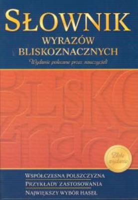 Znalezienie odpowiedniego synonimu, nie jednej osobie często sprawia wiele kłopotu. Nie ważne czy jesteś uczniem czy pracujesz w biurze czy po prostu rozwiązujesz krzyżówki, bez odpowiednich pomocy, nie zawsze jesteś w stanie przypomnieć sobie, jak dany wyraz napisać inaczej, ale tak, żeby znaczył to samo.
W takich sytuacjach warto skorzystać, np.: z prezentowanego Słownika Wyrazów Bliskoznacznych autorstwa Weroniki Kupiec i Anny Popławskiej. Publikacja ta pomaga wyszukiwać synonimy. Hasła zostały wyjaśnione w sposób łatwy i zrozumiały. Autorki precyzyjnie i krótko tłumaczą największe zawiłości.
Dzięki tej książce uczniowie będą pisali lepiej i będą robić coraz mniej błędów, związanych z powtarzaniem wciąż tego samego słowa, a co za tym idzie zdobędą wyższe oceny. Autorki są nauczycielkami i na bieżąco konsultowały zawartość słownika z uczniami oraz ich bliskimi. Dzięki temu powstało dzieło niewielkie, ale praktyczne i napisane jasnym i prostym językiem.