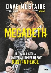 Wokalista i gitarzysta Megadeth przedstawia kulisy powstania legendarnej płyty zespołu – Rust in Peace Gdy album Rust in Peace ukazywał się w 1990 roku, przyszłość zespołu była niepewna. W związku z niedawnym występem na bijącym wszelkie rekordy popularności festiwalu Monsters of Rock, a także wobec sporej popularności na listach sprzedaży nowych albumów Slayera, Anthrax i Metalliki, ciążyła na nim coraz większa presja, by wydać wyjątkowy krążek. W książce MEGADETH. Nieznana historia powstania legendarnej płyty Rust in peace wokalista i gitarzysta grupy, Dave Mustaine, odsłania przed czytelnikami zespołową kuchnię – proces twórczy, lecz także szaleństwo, które towarzyszyło muzykom w trakcie prac nad najsławniejszą płytą zespołu. Wspomina o żmudnych poszukiwaniach nowych członków grupy oraz ekipy wspomagającej formację, o próbach łączenia interesów różnych muzyków oraz radzenia sobie z problemami, które trapiły ich, gdy album zaczynał odnosić sukces. Przeczytamy tu także o presji związanej ze sławą, która ostatecznie doprowadziła do rozpadu zespołu. A jednak ten rozpad stanowił jedynie początek kolejnego etapu. Narodziny tego albumu okazały się zaledwie wstępem do tego, co nastąpiło później. Alkohol, narkotyki, seks, pieniądze, władza, prestiż oraz kłamstwa – zarówno te, które zespołowi opowiadali ludzie z branży, jak i te, którymi muzycy formacji raczyli się nawzajem – sprawiły, że łączącą niegdyś członków zespołu więź przeżarła rdza, która strawiła wszystko, poza samą muzyką. BLURBY Za wielkimi dziełami kryją się niezwykłe historie. Rust in Peace jest jednym z najważniejszych albumów w historii rocka, stworzonym przez wybitnych artystów, którzy w tym unikatowym składzie już nie wystąpią. Krew, pot i łzy doprowadziły Megadeth na szczyt muzycznego Olimpu. Historia, jakiej nie znał świat