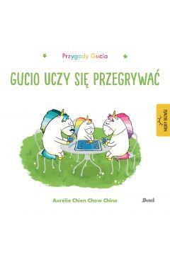 Poznaj przygody wesołego jednorożca Gucia, który tak jak każdy człowiek przeżywa wiele przygód i trudności. Naucz dziecko poznawać swoje uczucia i radzić sobie z nimi. Niech Gucio stanie się przyjacielem także Waszej rodziny!

Książeczka Przygody Gucia. Gucio uczy się przegrywać opowiada o tym, jak tytułowy bohater nieustannie przegrywa. Jest z tego powodu niepocieszony i trudno mu się z tym pogodzić. Autorka pokazuje, jak poradzić sobie w takiej sytuacji. I nawet jeśli nie zawsze i nie każda gra jest wygrana, to czy można się cieszyć z samego udziału?