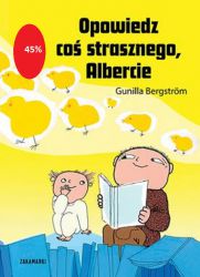 Albert dostał pracę! Cały wieczór będzie nianią. Nakarmi Malucha, położy go spać i poczyta mu książkę na dobranoc… Okazuje się jednak, że to nie takie proste, bo Maluch chce wszystko SAM! W dodatku wcale nie chce słuchać historii o myszce ani o kurczaczku, tylko o…

Albert Albertson mieszka z bardzo miłym tatą i kotem Puzlem. Jak każdy kilkulatek czasem ma problemy z zasypianiem, potrafi rano strasznie się grzebać przed wyjściem do przedszkola i jest niezwykle pomysłowy, zwłaszcza jeśli bardzo czegoś chce. Dzieci rozpoznają w Albercie swoje zachowania i emocje – radość zabawy, ciekawość świata, nieograniczoną fantazję, ale też złość, zazdrość czy strach.

Książki o Albercie, tłumaczone na kilkadziesiąt języków, rozeszły się dotąd w przeszło dziewięciomilionowym nakładzie w Szwecji i poza jej granicami, a na ich kanwie powstały liczne spektakle teatralne i filmy animowane. W Szwecji to już kultowa seria, licząca ponad trzydzieści tytułów. Jej autorka i ilustratorka, Gunilla Bergström, otrzymała za swoją twórczość wiele nagród i wyróżnień, włącznie z wyborem jej książki na książkę roku 1997 przez szwedzkie Jury Dziecięce.