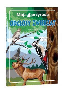 Moja przyroda. Odgłosy zwierząt to książka, w której znajdziesz wierszyki oraz krótkie opisy szczekających, miauczących, piszczących i wyjących zwierzaków. Dowiesz się, dlaczego niektóre zwierzęta kumkają, kraczą czy bzyczą. Poznasz ich niezwykłe sposoby komunikowania się, np. merdanie ogonem, ułożenie uszu czy milczenie. Piękne ilustracje przybliżą ci fascynujący świat przyrody.