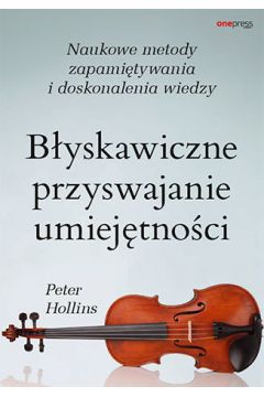 Książka, która pomoże czytelnikowi w opracowaniu własnych metod uczenia się i zapamiętywania, opracowana przez specjalistę od badań pomocnych w odblokowaniu ludzkich możliwości intelektualnych: Błyskawiczne przyswajanie umiejętności. Naukowe metody zapamiętywania i doskonalenia wiedzy.

Publikacja Błyskawiczne przyswajanie umiejętności. Naukowe metody zapamiętywania i doskonalenia wiedzy podzielona została na siedem rozdziałów. W ramach nich czytelnik otrzymuje wgląd w podstawowe i fundamentalne czynniki, które mają wpływ na proces i efektywność uczenia się. Dzięki wyjaśnieniom autora czytelnik poznaje cztery etapy procesu uczenia się oraz rozwoju kompetencji.

Autor podpowiada, jak skutecznie planować naukę, a także prezentuje różne style uczenia się. Nadzwyczaj wartościowe są przedstawione przez autora metody weryfikacji stopnia znajomości opanowanego materiału. Na uwagę zasługuje także rola ciekawości w uczeniu się nowych rzeczy. Peter Hollins skupia się na procesach i zjawiskach znajdujących się niejako w tle procesu uczenia się, niemniej stanowiących jego fundamenty. Wszystkie przedstawione fakty mają służyć uczeniu się łatwo i efektywnie. Autor przekonuje, że w tym celu należy poznać samego siebie, swoje potrzeby i preferencje. Swoje wywody popiera przykładami z różnych dziedzin, dzięki czemu łatwo je odnieść do obszarów wiedzy i umiejętności znajdujących się w polu zainteresowań czytelnika.