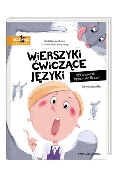 Umiejętność wyraźnego mówienia jest bardzo ważną cechą i warto zadbać o jej prawidłowy rozwój. Zabierz dziecko w fascynujący świat głosek.

Wierszyki ćwiczące języki, czyli rymowanki logopedyczne dla dzieci to idealna pozycja dla rodziców, którzy chcą zadbać o właściwy rozwój swojego dziecka. Książka jest pełna humoru i zabawnych rymowanek, dostosowanych do poszczególnych etapów rozwoju najmłodszych czytelników. Nie ma w niej popularnych łamańców językowych, mogących zniechęcić do nauki, ale pełna jest wierszyków, które jednocześnie uczą i bawią. Podręcznik jest doskonałą pomocą zarówno dla dzieci mających problemy logopedyczne, jak i dla tych, które dopiero wkraczają w etap nauki mowy.