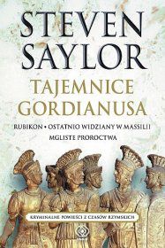 Kolejny tom kryminalnych powieści z czasów rzymskich Rubikon Juliusz Cezar na czele swych legionów przekroczył Rubikon i maszeruje na Rzym. Jego wieloletni rywal polityczny Pompejusz szykuje się do ucieczki, pozostawiając miasto na krawędzi chaosu. W atmosferze narastającej paniki na głowę Gordianusa Poszukiwacza spada poważny kłopot: w jego ogrodzie w niewyjaśniony sposób zamordowany zostaje Numeriusz, kuzyn i protegowany Pompejusza… Ostatnio widziany w Massilli Trwa krwawa wojna domowa między Cezarem i sojusznikami Pompejusza. Gordianus Poszukiwacz tym razem próbuje dojść prawdy o losach własnego syna, Metona, który jako agent Cezara działał w Massilii (dzisiejsza Marsylia). W oblężonym porcie panuje głód, pustoszy je śmierć, wstrząsają nim wzajemne intrygi i oskarżenia. Wir polityczny wciąga też detektywa; może on liczyć wyłącznie na swój spryt i niejakiego Hieronimusa. Mgliste proroctwa Rzym, rok 48 p.n.e. Podczas gdy Juliusz Cezar i Pompejusz Wielki prowadzą na kresach imperium krwawą wojnę domową o dominację w republice, samo miasto zamieniło się w siedlisko intryg i zdrady. Zwykła wyprawa na rynek warzywny ma dla Gordianusa Poszukiwacza nieoczekiwany koniec: piękna wróżbitka kona na jego rękach, zdążywszy tylko wyszeptać, że została otruta przez kobietę. Odkrycia detektywa dotyczą najbardziej wpływowych kobiet Rzymu; ta pogoń za prawdą nie tylko wystawia na niebezpieczeństwo jego własne życie, ale może wręcz wpłynąć na przyszłość samej republiki…