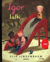 Kiedy chłopaki grają w przedszkolu w nogę - zawsze chcą mieć w drużynie Igora, który jest świetnym strzelcem. Ale piłka nożna nie jest jedyną pasją Igora. Bardzo chętnie pobawiłby się lalkami, przemyca nawet jedną w plecaku do przedszkola. Okazuje się jednak, że to wcale nie jest takie proste. Czy dziewczynki pozwolą mu się bawić razem z nimi? I co na to powiedzą jego koledzy? Kolejna autorska książka obrazkowa Piji Lindenbaum o przełamywaniu stereotypów i przekraczaniu granic - tych wewnętrznych i tych narzuconych. Książka dla wszystkich, którzy buntują się przeciw jedynie różowym dziewczynkom i jedynie niebieskim chłopcom. I jeszcze dobra wiadomość dla tych, którzy polubili bohaterkę trzech poprzednich książek Piji Lindenbaum - Igor chodzi do tego samego przedszkola co Nusia!