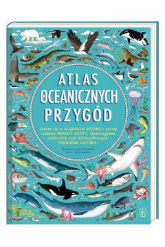 Dzięki temu przepięknie ilustrowanemu przewodnikowi poznasz najbardziej fantastyczne istoty mieszkające w morzach!

Przygotuj się do zanurkowania w oceanach i odkryj różnorodność życia w morskich głębinach. Powędruj przez Ocean Spokojny z żółwiami skórzastymi, zdrzemnij się z wydrami morskimi i wykąp w lodowatej wodzie z morsami – przeżyj masę fantastycznych przygód wśród spienionych fal i na dnie oceanu.

Dzięki każdej z ponad trzydziestu przedstawionych scen młodzi miłośnicy przyrody poznają mnóstwo ciekawych faktów.