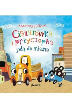 Kolejny pięknie ilustrowany picture book dla najmłodszych o przygodach ciężarówki i małej przyczepki. Tym razem oba pojazdy wybierają się w podróż do miasta! Przyczepka rusza niechętnie, za to ciężarówka jest bardzo podekscytowana. Nigdy nie była w mieście, a ono jest takie ogromne! I tyle w nim różnych pojazdów! Kiedy ciężarówka zacznie się ścigać z terenówką, zrobi się naprawdę niebezpiecznie. Czy przyjaciele wyjdą cało z opresji i czy ktoś im pomoże?