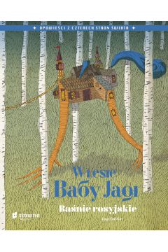 Książka W lesie Baby Jagi to kolekcja opowiadań o zwierzętach, magii i cudach z tradycyjnych rosyjskich wierzeń. Krótkie, ale wciągające historie do czytania samodzielnie przez dziecko – lub wspólnie z rodzicem – doskonale ukazują rosyjską kulturę i specyfikę, a tajemnicze, przykuwające wzrok ilustracje (jedno z opowiadań zilustrował Józef Wilkoń) kryją w sobie wiele fascynujących szczegółów. Ta książka to pierwszy krok do poznania bogatej kultury i historii Rosji.