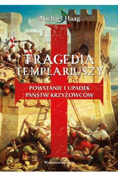 Oto całkowicie nowe spojrzenie na rozwój potęgi zakonu templariuszy i historię ich upadku. W roku wypędzenia templariuszy z Jerozolimy przez Saladyna dawno nie pamiętano już o zwycięskiej pierwszej krucjacie. Sto lat później, po wygnaniu z Ziemi Świętej ostatniego Franka i zrównaniu Akki z ziemią, okryci hańbą wojowniczy rycerze oczekiwali tragicznego końca. W Tragedii templariuszy historyk i autor bestsellerów Michael Haag po mistrzowsku snuje opowieść o konfliktach i zdradach, które doprowadziły potężny niegdyś zakon Wojowników Chrystusa do pohańbienia i klęski. Fascynujące i tragiczne dzieje zakonu ukazane są na tle ideału krzyżowca oraz losów państw chrześcijańskich, które rodziły się i upadały w średniowiecznej Palestynie. Oto niezwykła podróż po unikalnej kulturze Franków w Lewancie, porywająca historia desperackiej walki i opowieść o wspólnej tragedii chrześcijan i muzułmanów.