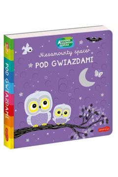 Pragniesz zaszczepić w swoim maluchu pasję do czytania książek? Wybierz Akademię Mądrego Dziecka, którą kochają wszystkie dzieci. Świetną propozycją będzie pozycja pt. Pod gwiazdami. Niesamowity spacer autorstwa Emiri Hayashi.

Czytanie jest czynnością niezwykle rozwijającą. Pobudza wyobraźnię i zdolność kreatywnego myślenia, ćwiczy pamięć, rozwija zasób słownictwa. Warto zatem zadbać, by dzieci chętnie czytały książki. Aby polubiły tę czynność, najlepiej zapoznać je z lekturami od najmłodszych lat. Trzeba uważnie dobierać pozycje książkowe, by nie zniechęcić dziecka. Na początek zalecane są książeczki z niewielką ilością tekstu. Taką właśnie lekturą jest Pod gwiazdami. Niesamowity spacer.

Kolorowe obrazki oraz elementy przesuwane skupiają uwagę dziecka, wydłużając czas spędzony z książką. Manipulowanie ruchomymi elementami to wspaniałe ćwiczenie dla małych paluszków. Plusem są twarde, solidnie wykonane strony - nie ulegną one zniszczeniu i są pełni bezpieczne dla malucha. Niewielki rozmiar jest bardzo poręczny. Czytanie razem z opiekunem pozwala latorośli poczuć się bezpiecznie. Wpływa to na rozwój więzi emocjonalnej między nim a rodzicem.