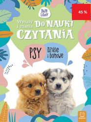 Wyrazy i zdania do nauki czytania. Tajemnice przyrody. Psy dzikie i domowe”

Książka do rozwijania zainteresowań przyrodniczych i pierwszych prób w czytaniu. Podstawowe informacje oraz ciekawostki o zwierzętach napisane są tu w prosty sposób i wielką czcionką, by zachęcić dzieci do czytania. Fotografie ulubieńców są dodatkową atrakcją książki i umilają pierwszą lekturę.